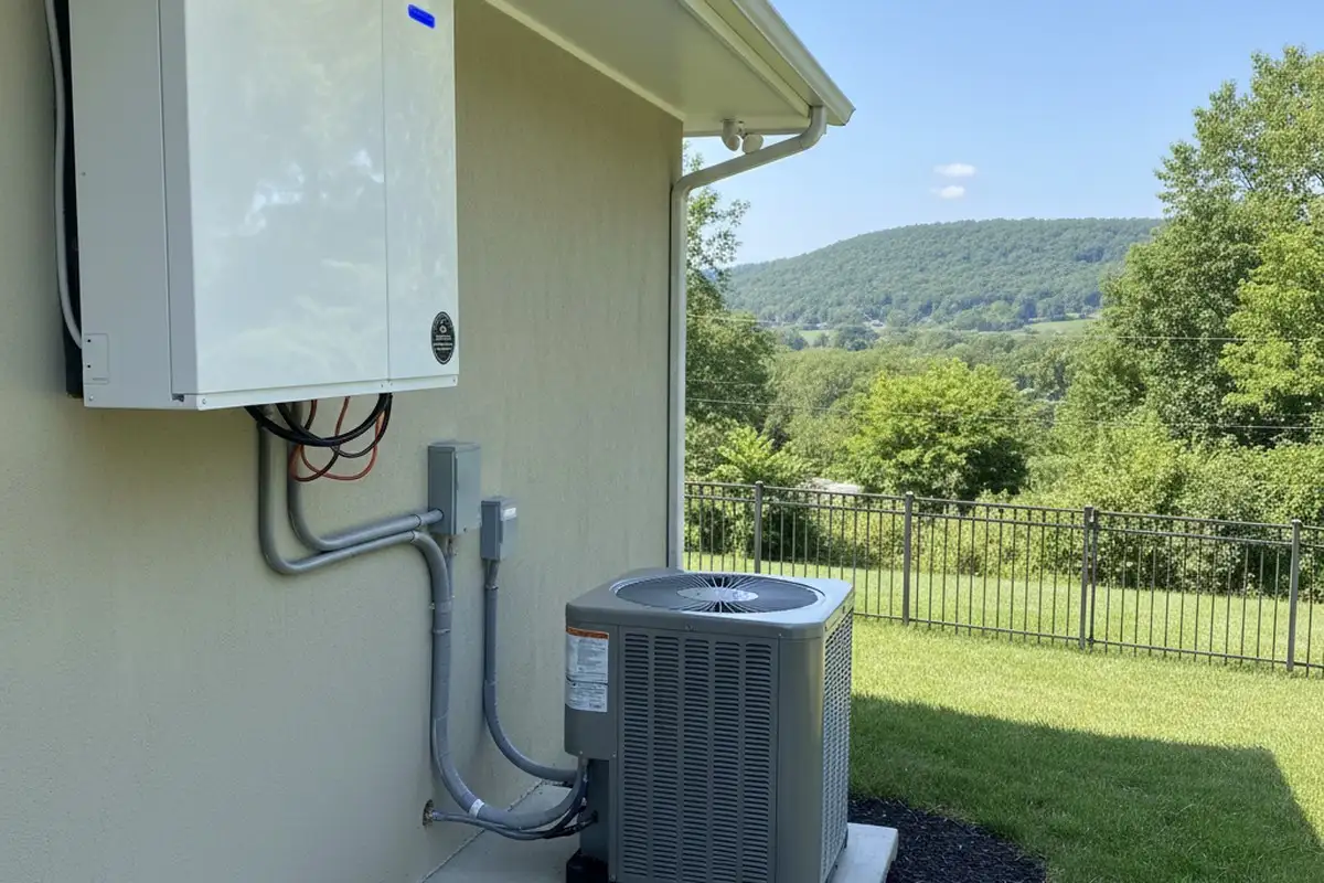 Fully restored AC system after professional repair in Pittsburgh, PA, delivering reliable cooling performance
